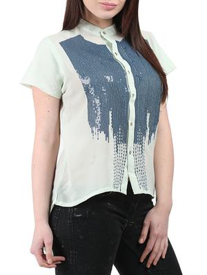 white georgette shirt - 9804890 - Standard Image - 2