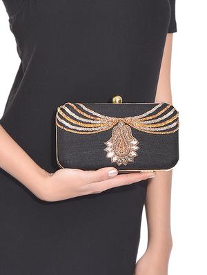 black and gold beaded clutch - 9819434 - Standard Image - 2