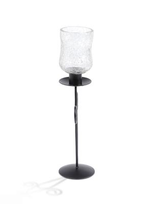 black- natural colored, votive made from wrought iron and glass - 9820145 - Standard Image - 2