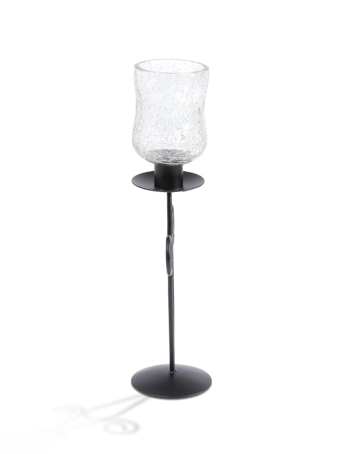 black- natural colored, votive made from wrought iron and glass - 9820145 - Zoom Image - 2