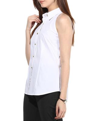 white cotton shirt - 9821235 - Standard Image - 2