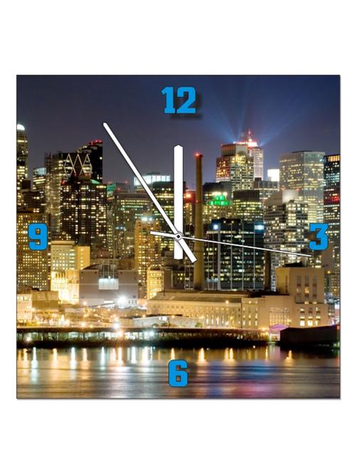 City Life Wall Clock - 9823308 - Very Small Image - 1