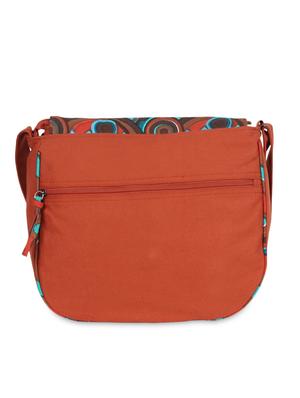 multi printed canvas sling bag - 9840795 - Standard Image - 2