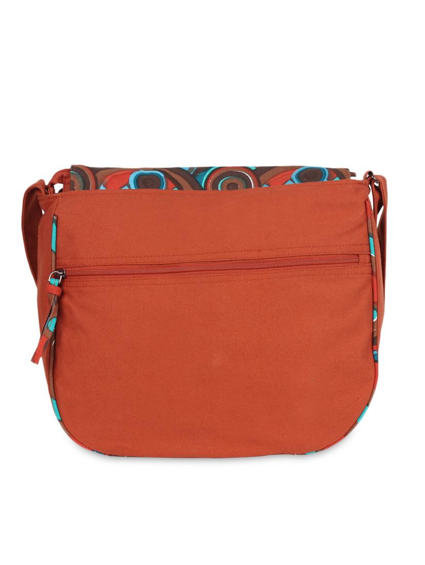 multi printed canvas sling bag - 9840795 - Zoom Image - 2