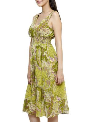 multicolour chiffon dress - 9840974 - Standard Image - 2