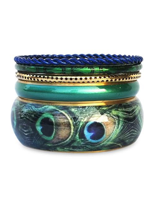 multicolor metallic bangles set - 9878822 - Standard Image - 1