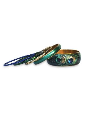 multicolor metallic bangles set - 9878822 - Standard Image - 2