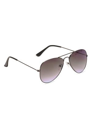 black metallic full rim sunglass - 988168 - Standard Image - 2