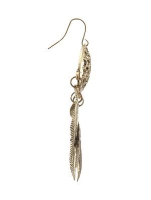 gold metal alloy earring - 9884948 - Standard Image - 2