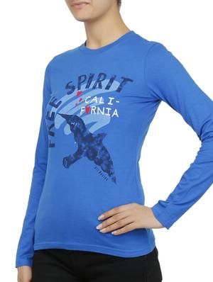 sky blue colored,cotton printed t- shirt - 9892646 - Standard Image - 2