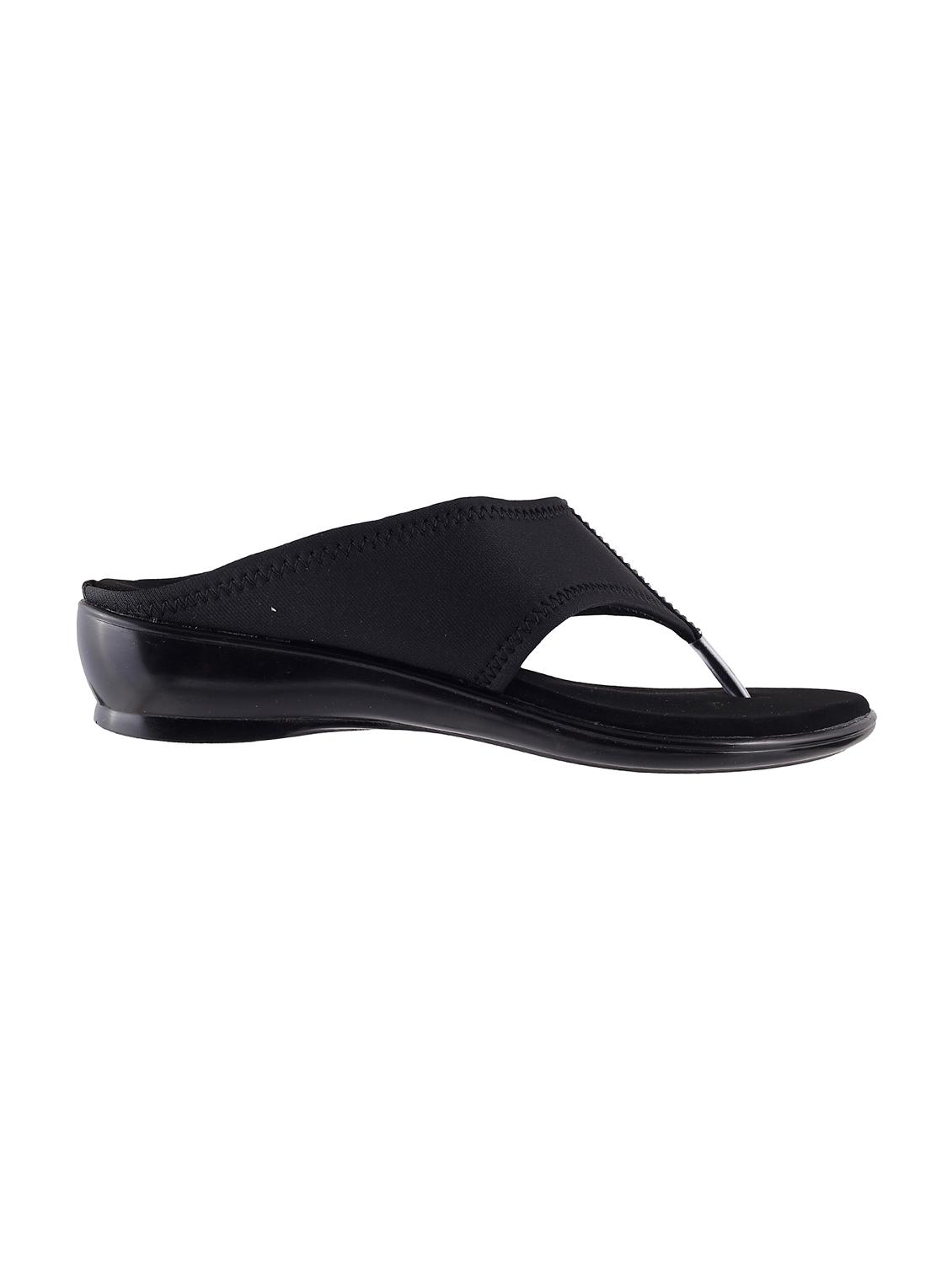 black leatherette sandal - 9900513 - Zoom Image - 2