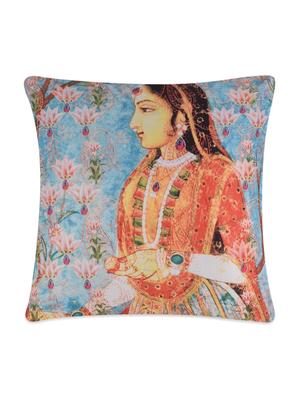heritage print silk cushion cover - 990691 - Standard Image - 2