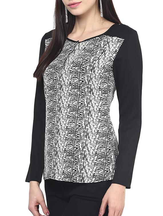the vanca monochrome printed top - 9932804 - Zoom Image - 2