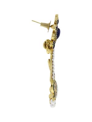 blue embellished earrings - 9934833 - Standard Image - 2