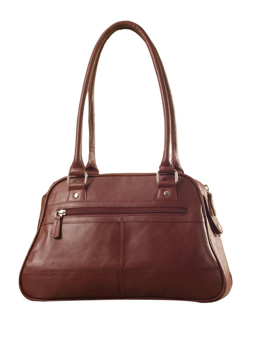 burgundy leather handbag - 9936916 - Zoom Image - 2