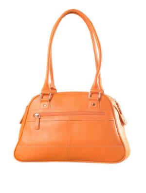 orange leather handbag - 9936918 - Standard Image - 2