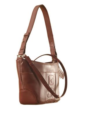 burgundy leather handbag - 9936928 - Standard Image - 5