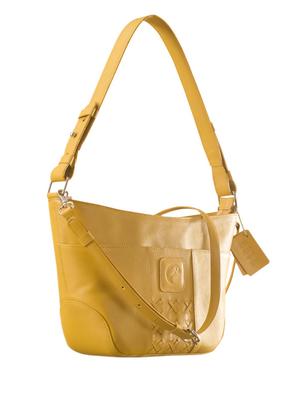 yellow leather handbag - 9936936 - Standard Image - 5