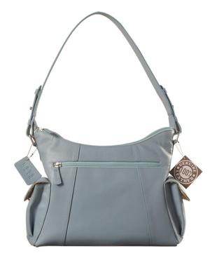 blue leather handbag - 9936938 - Standard Image - 2