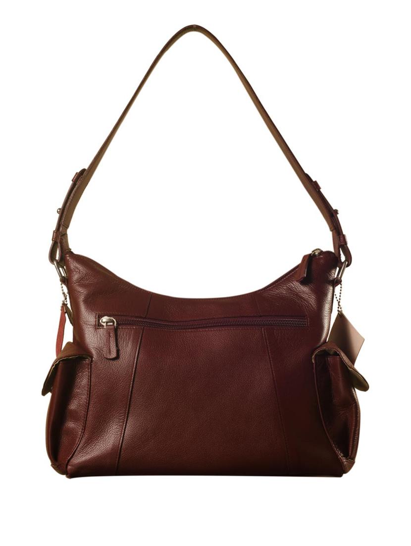 burgundy leather handbag - 9936940 - Zoom Image - 2