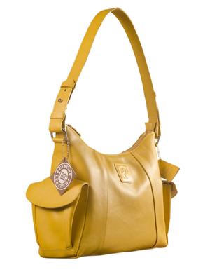 yellow leather handbag - 9936948 - Standard Image - 5
