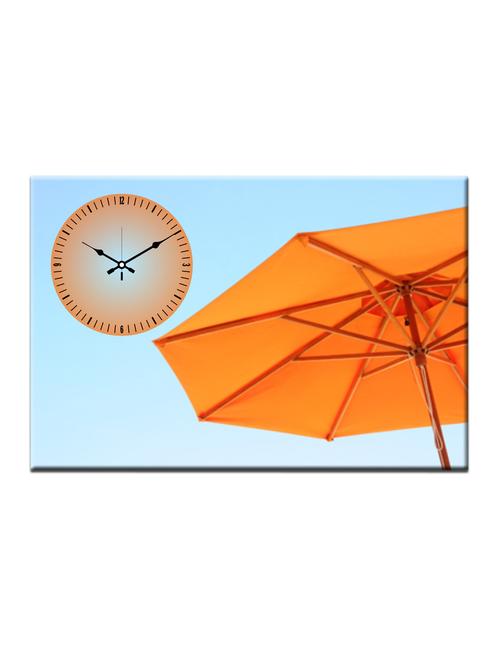 umbrella photo print wall clock - 996265 - Standard Image - 1