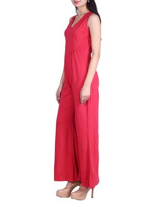 pink full leg jumpsuit - 9973670 - Standard Image - 2