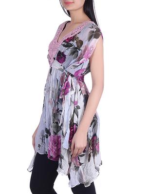 white chiffon dress - 9973757 - Standard Image - 2