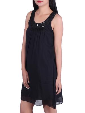 black chiffon dress - 9973780 - Standard Image - 2