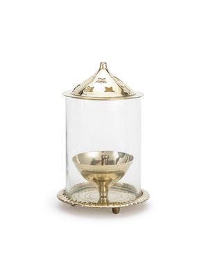 golden colour brass prayer accessory - 9985710 - Standard Image - 2