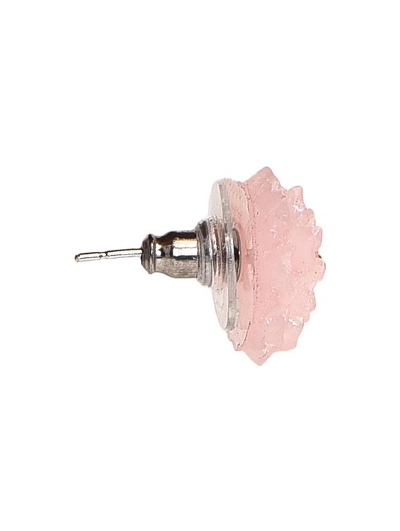 pink coloured stud earring - 9989199 - Zoom Image - 2