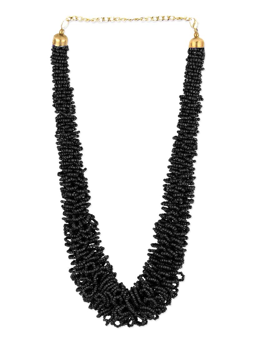black metal alloy necklace - 9999901 - Zoom Image - 2