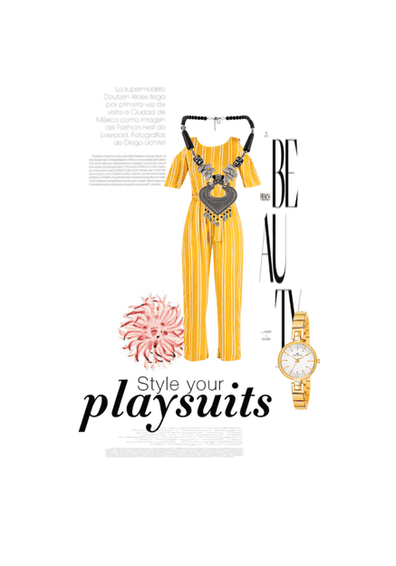 Style your playsuits