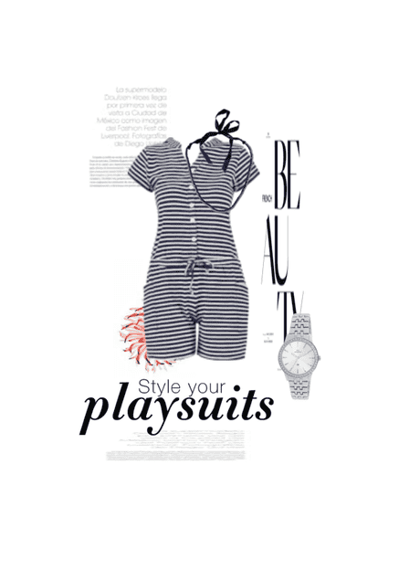 Style your playsuits