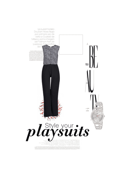 Style your playsuits