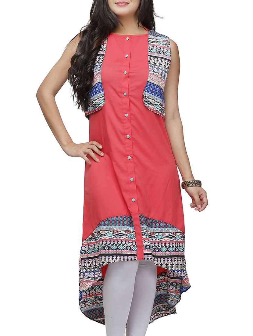pink poly crepe set
