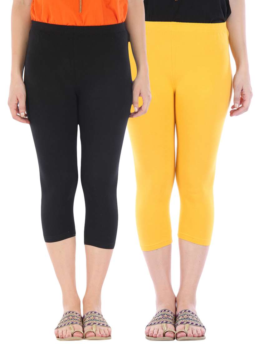 set of 2 capri leggings 