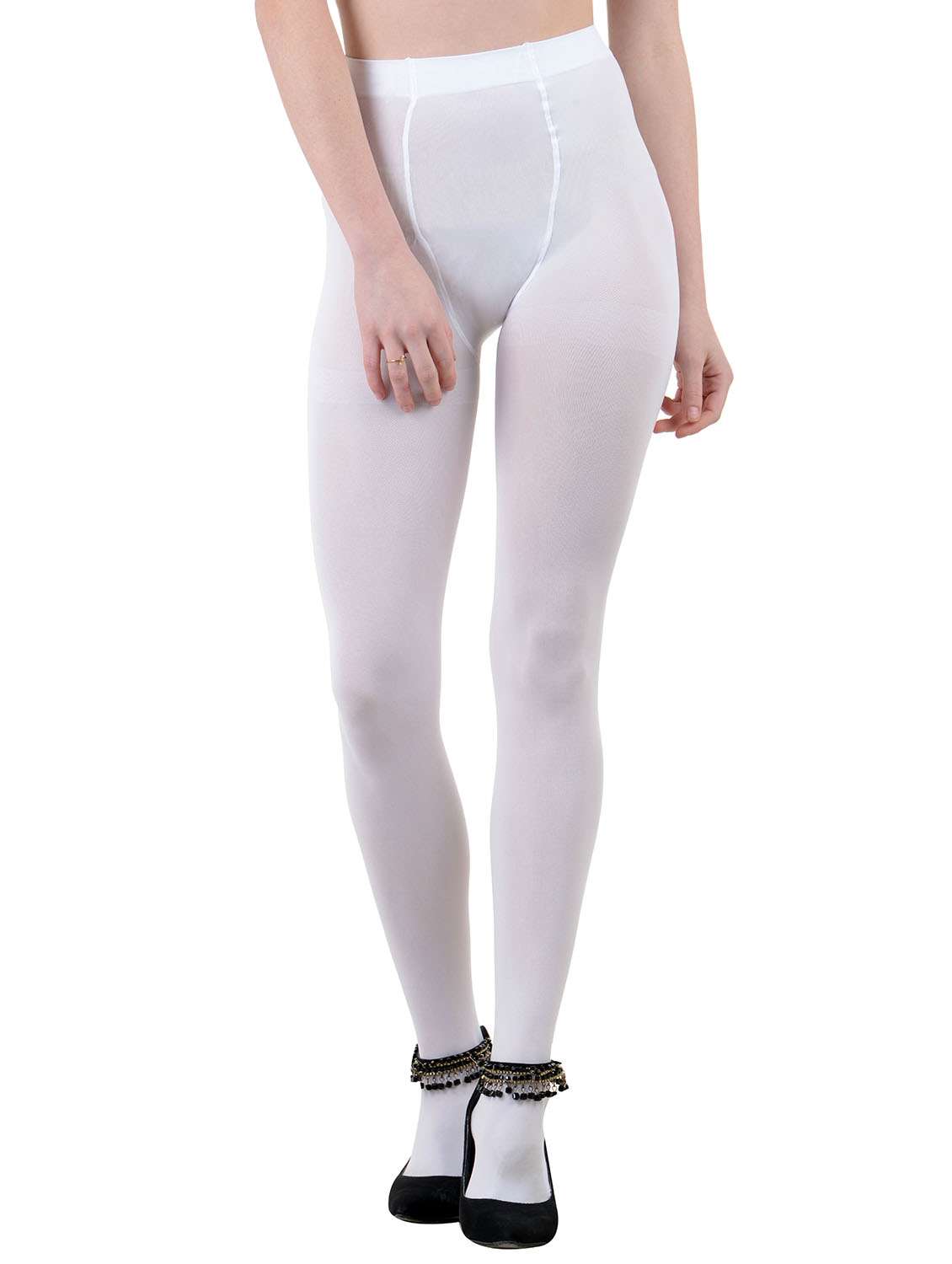 white nylon stockings