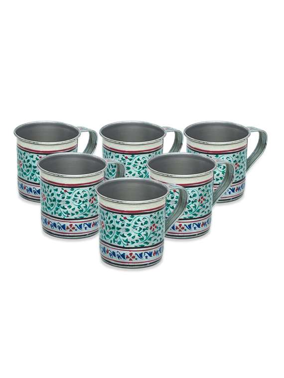 handpainted tea cup set