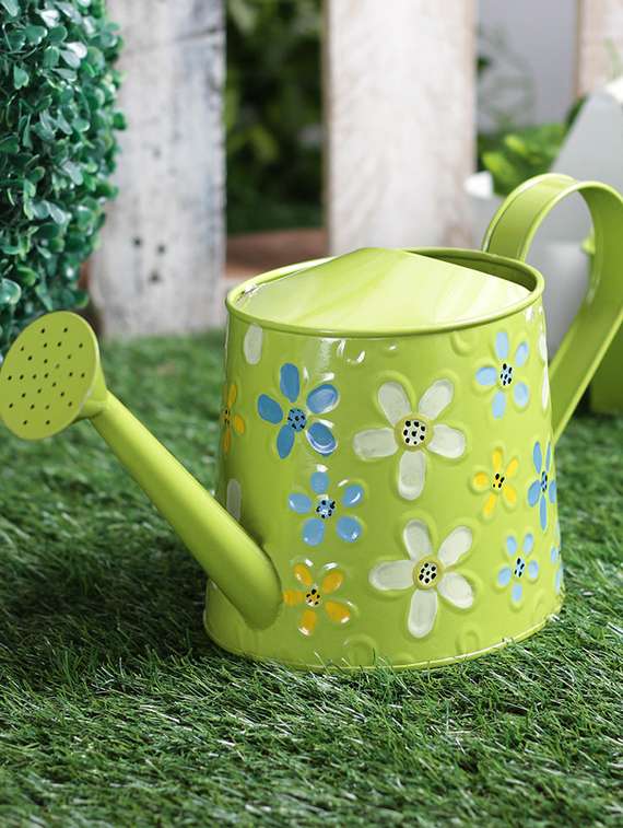 handpainted water cane green