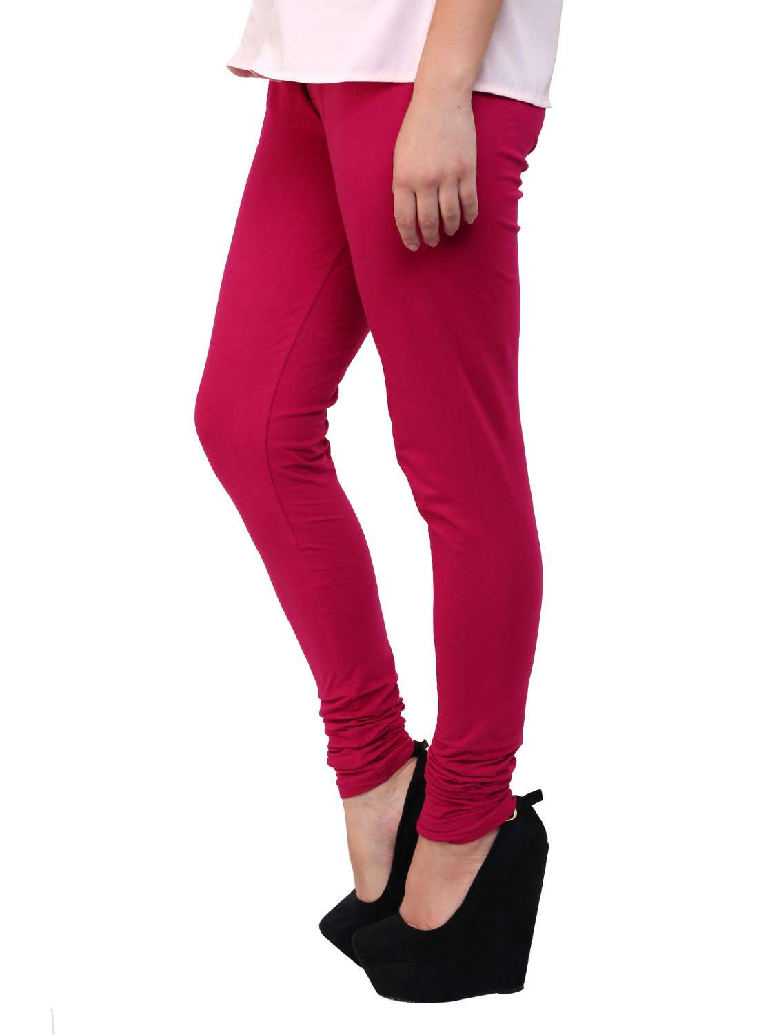 pink cotton leggings - 10229482 - Standard Image - 1