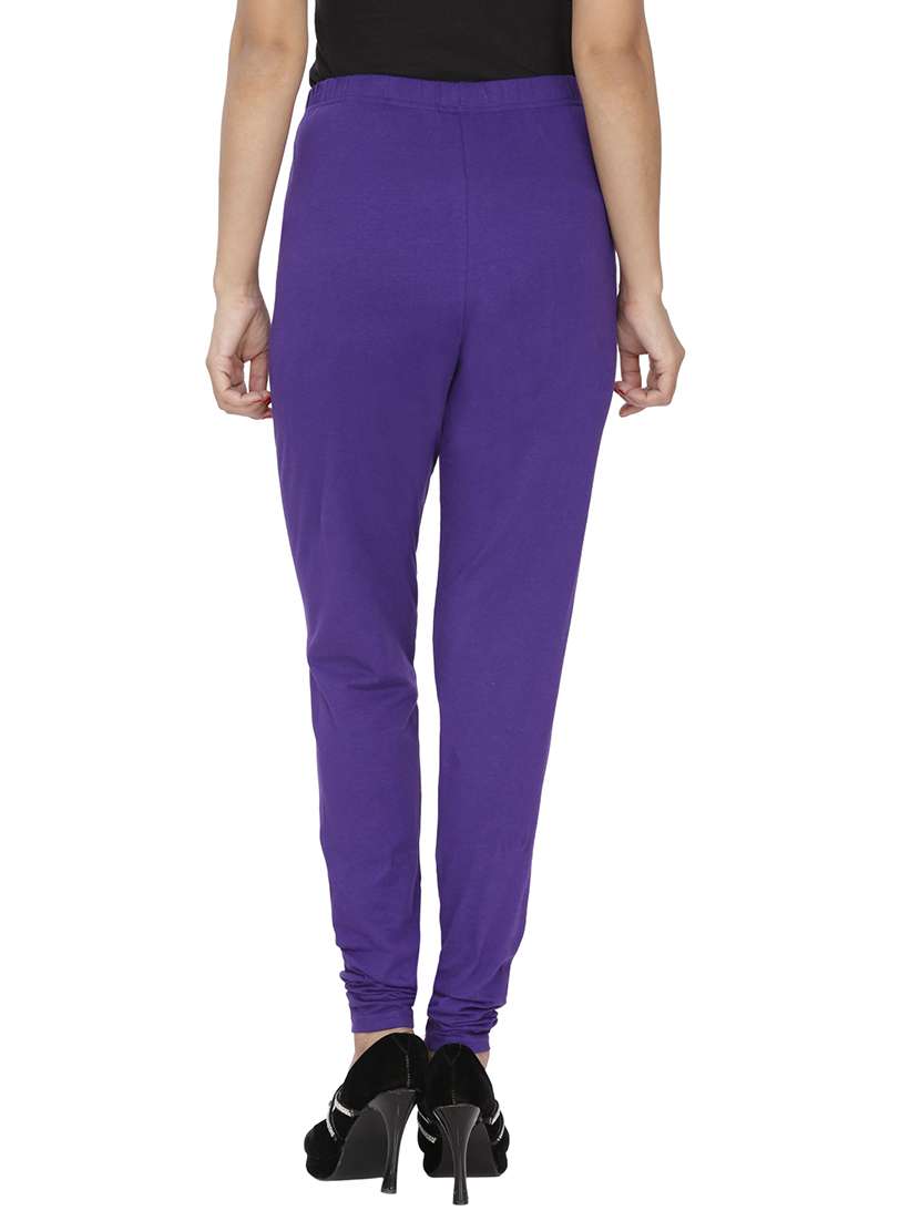 purple cotton leggings - 10229593 -  Standard Image - 1