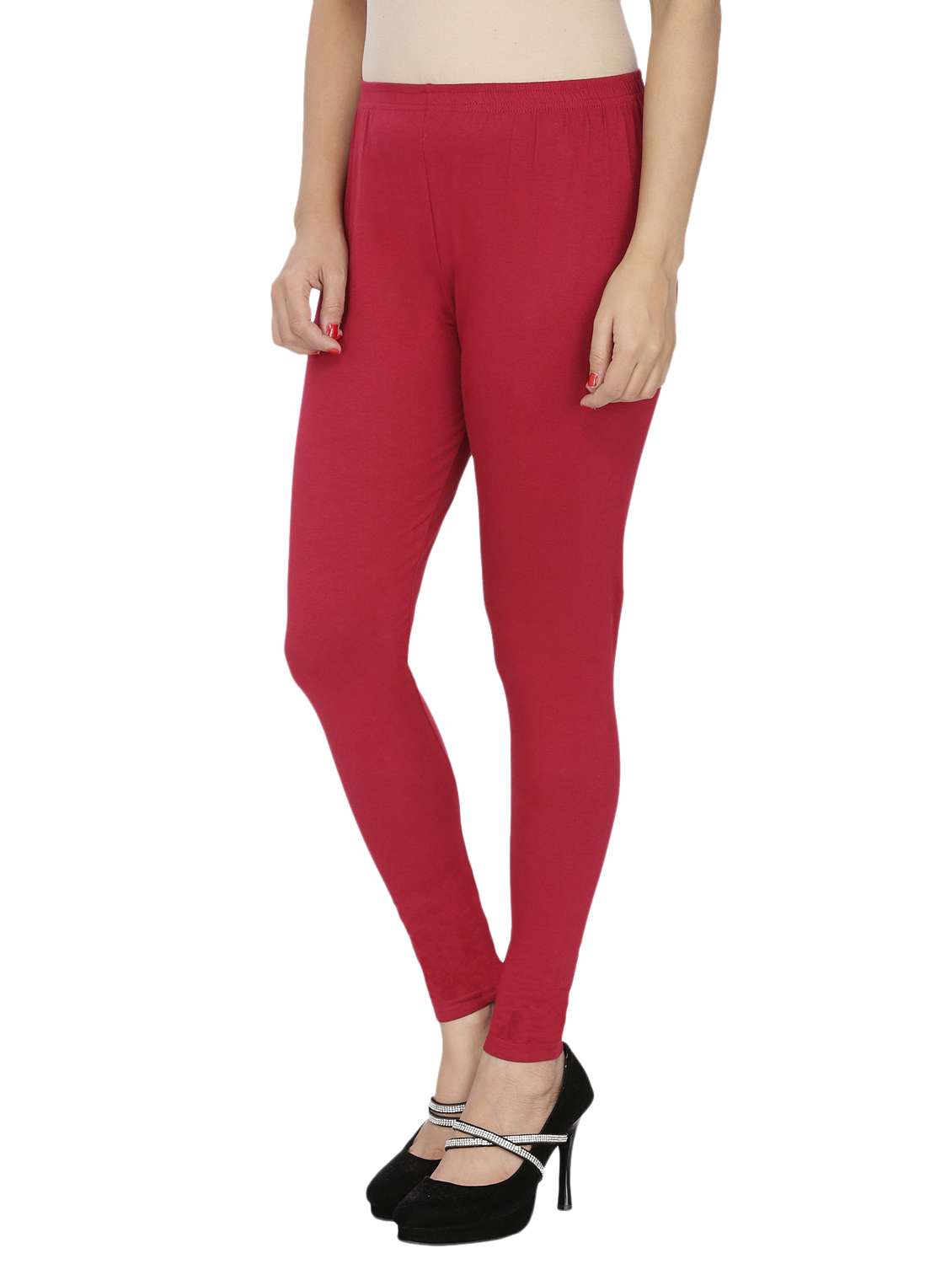 red cotton leggings - 10229618 -  Standard Image - 1