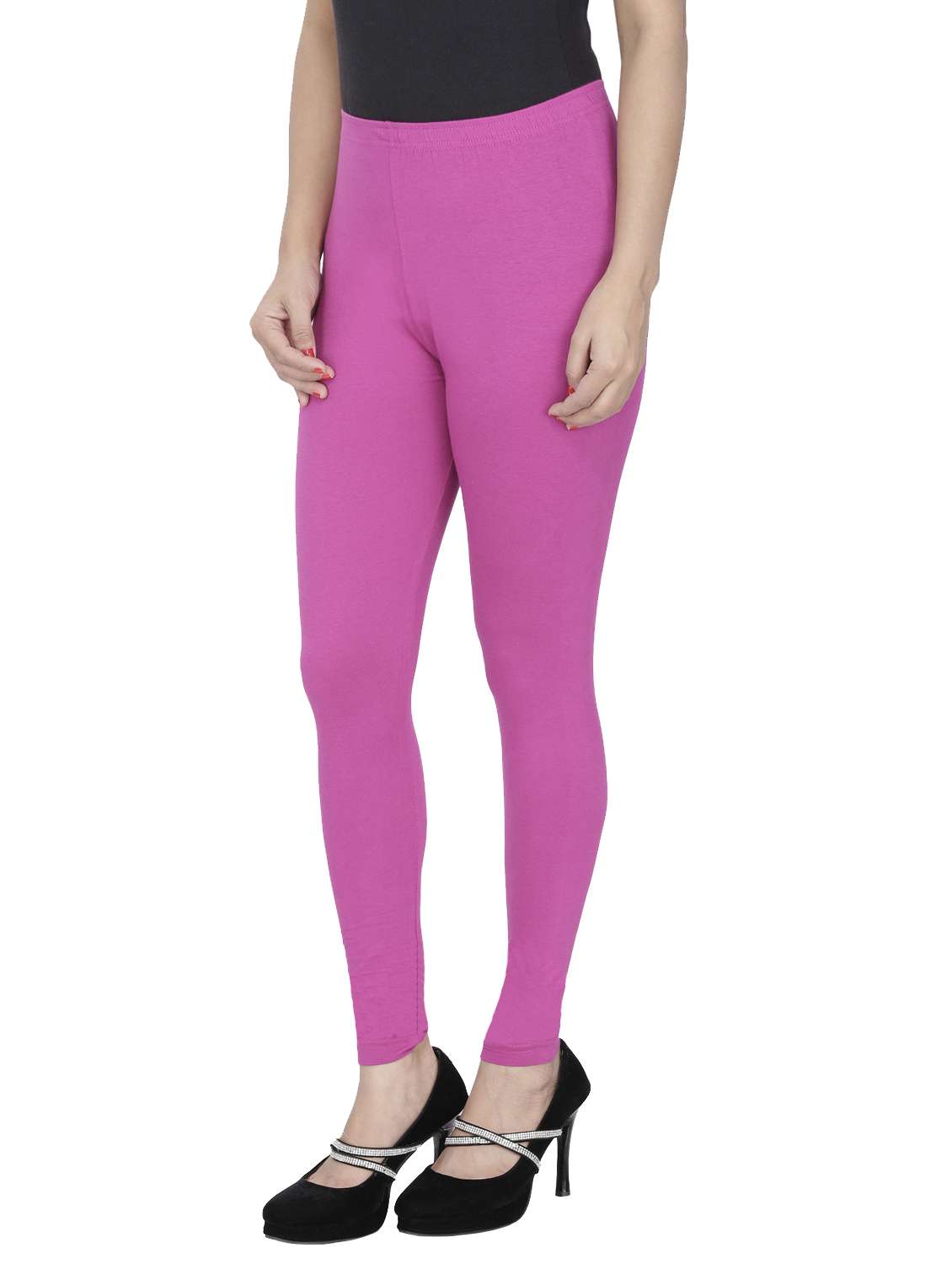 purple cotton leggings - 10229631 -  Standard Image - 1