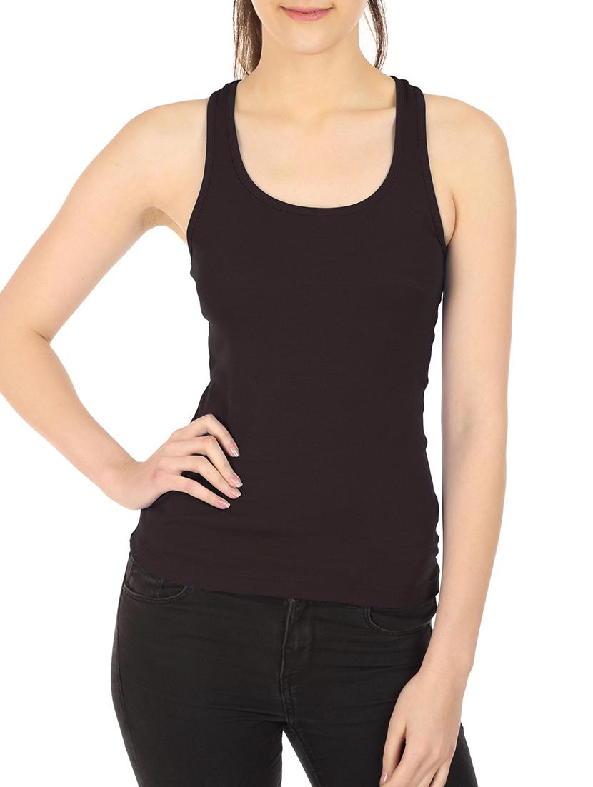 set of 2 black cotton camisole - 10233534 - Standard Image - 4