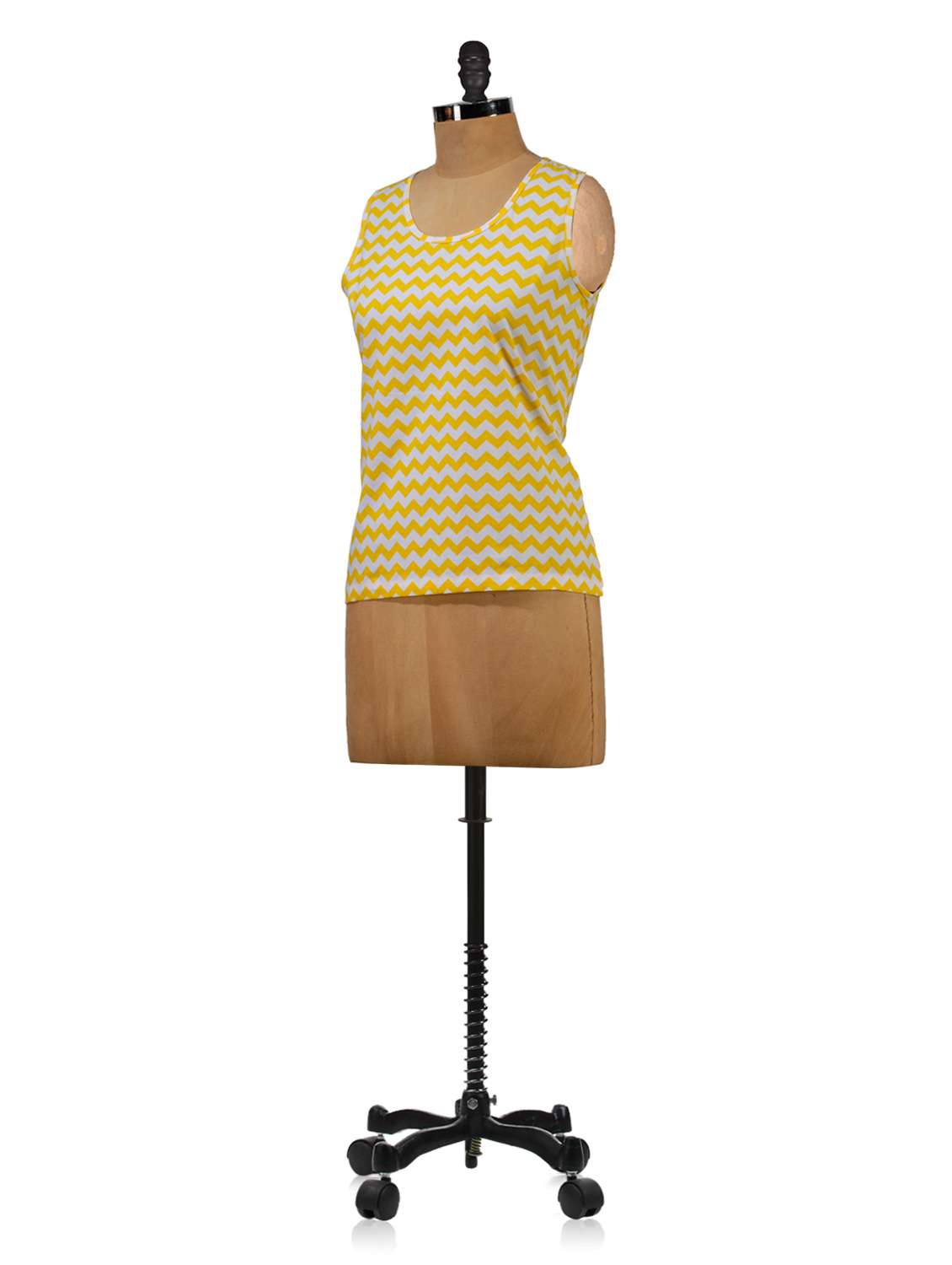 chevron print sleeveless top - 1025004 -  Standard Image - 1