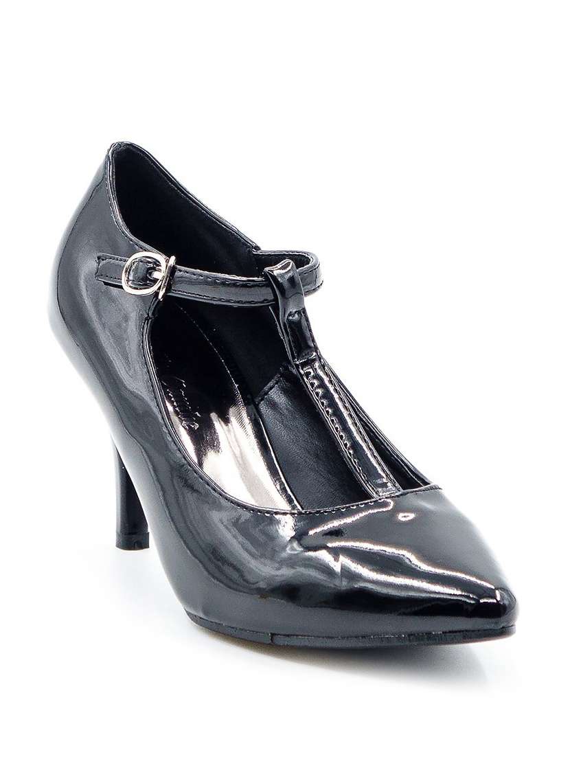 black ankle strap sandal