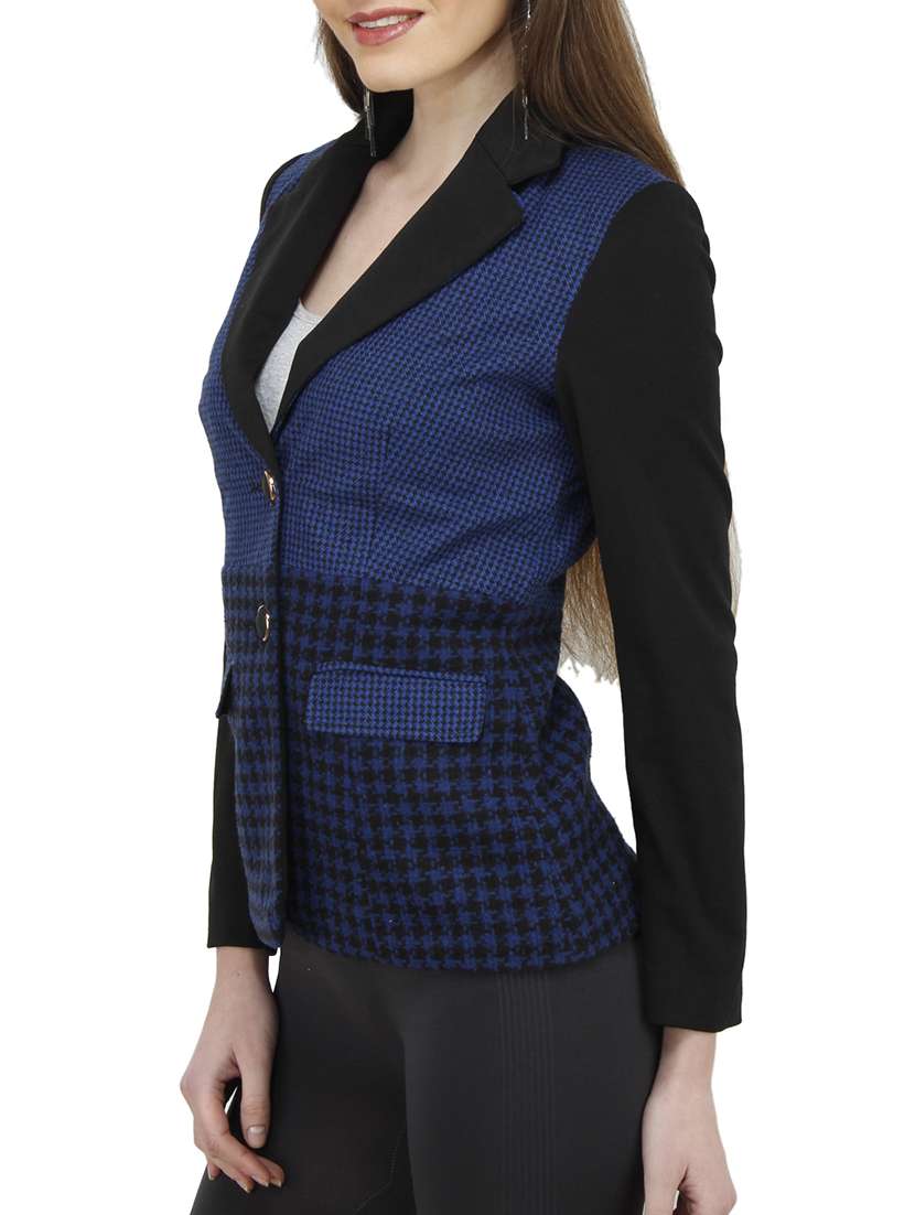 Buy Blue Polyester Blazer for Women from Pab Jules for ₹3100 at 16 off