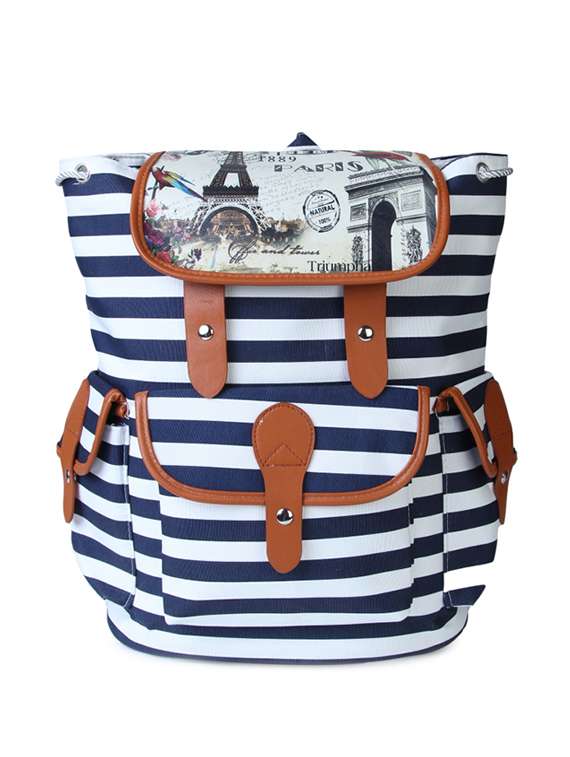 multi coloured cotton backpack