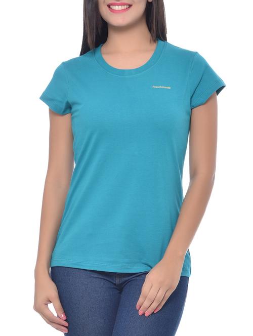 turq cotton regular tshirt - 10346475 - Standard Image - 0